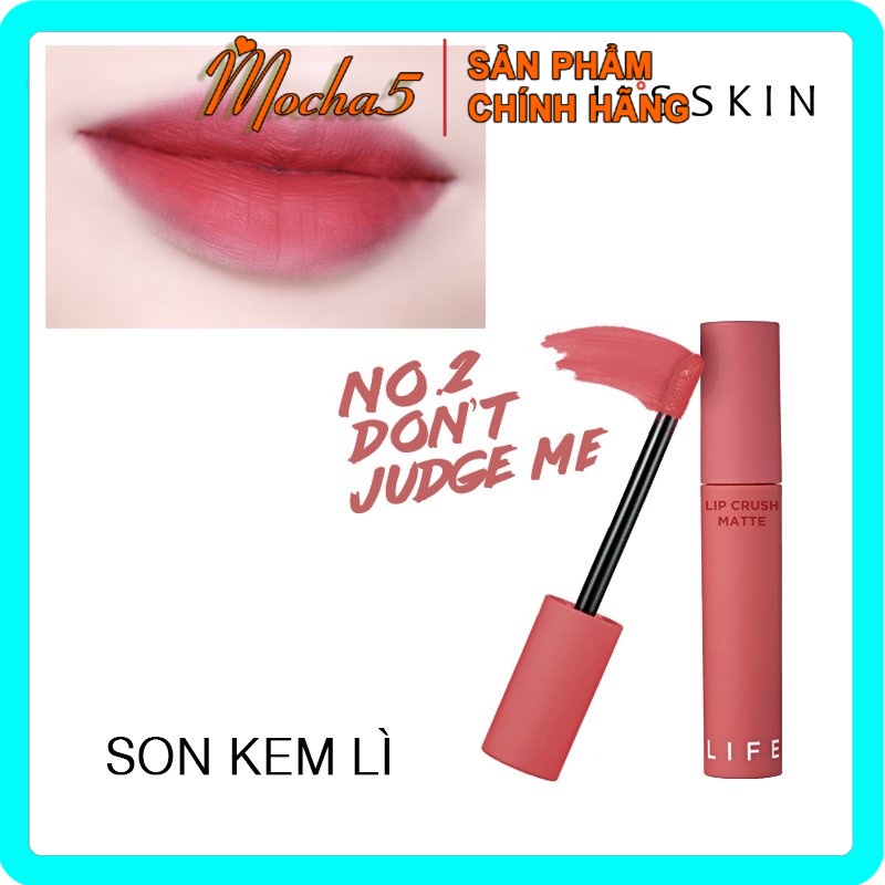 Son kem lì It's Skin Life Color Lip Crush Matte #ItsSkin Bán siêu chạy#16 No Comment