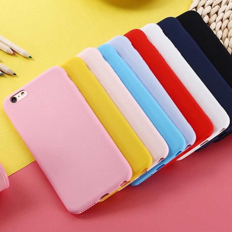 Ốp lưng Galaxy A52, A72 nhựa dẻo trơn màu sắc