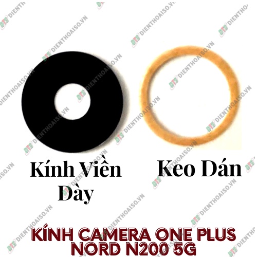 Mặt kính camera oneplus nord n200 có sẵn keo dán