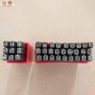 Bộ đục chữ - đóng số 4mm, 5mm ,6mm - xuôi