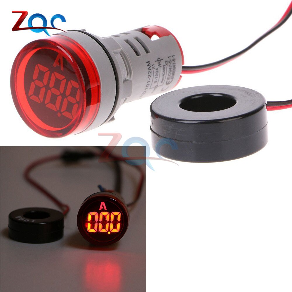 Ampe kế kỹ thuật số Ac220V 0-100a 22mm 220v chuyên dụng