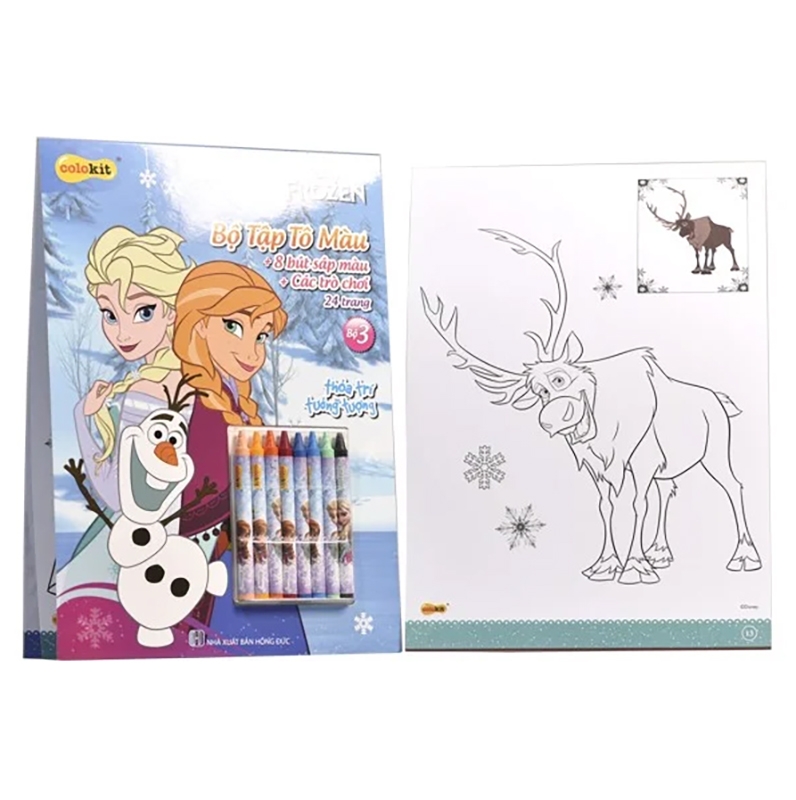 Bộ Tập Tô Màu Colokit Disney Frozen CB-C021/FR