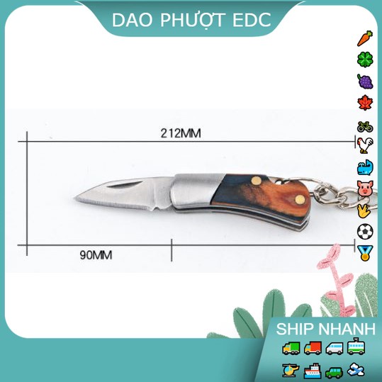 Dao Nhỏ J3 - Treo Chùm Móc Khóa - Rọc Thùng -Cắt Băng Keo