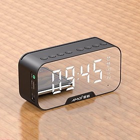 [Giảm giá 50%] Loa Bluetooth Bass cực căng kiêm đồng hồ báo thức Radio mặt gương Havit M3