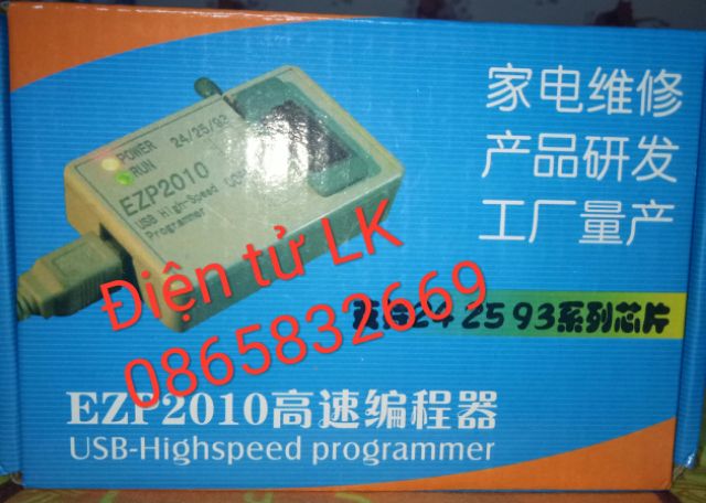 Máy nạp ROM EZP2010  SIP FLASH 24-25-93 BIOS 25T80