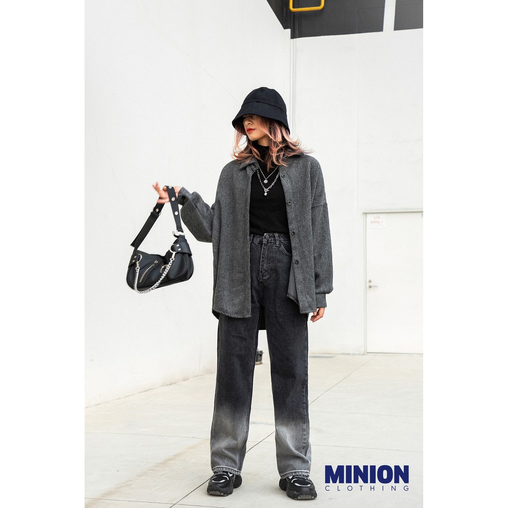 Áo sơ mi dạ kẻ sọc dọc Minion Clothing, form rộng, dáng Unisex, phong cách Ulzzang Streetwear  | BigBuy360 - bigbuy360.vn