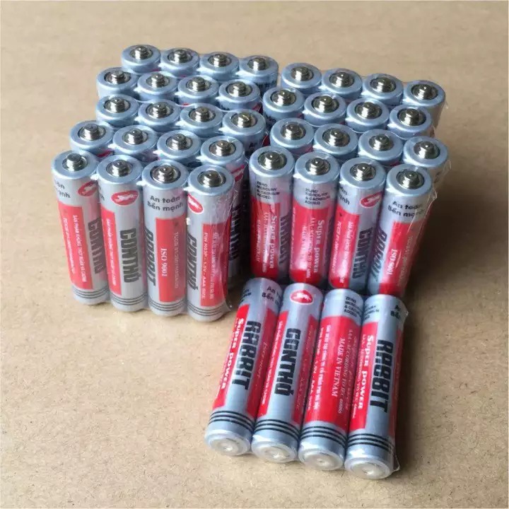 Hộp 40 viên pin con thỏ (Rabbit) AA - AAA