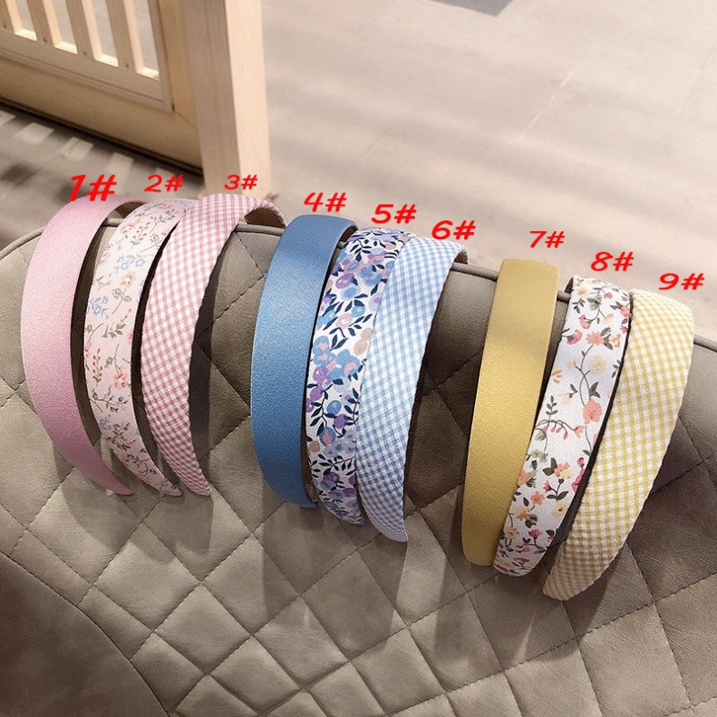 Bộ 1/3 Cài tóc INS thiết kế bản rộng kiểu mới dễ thương cho nữ