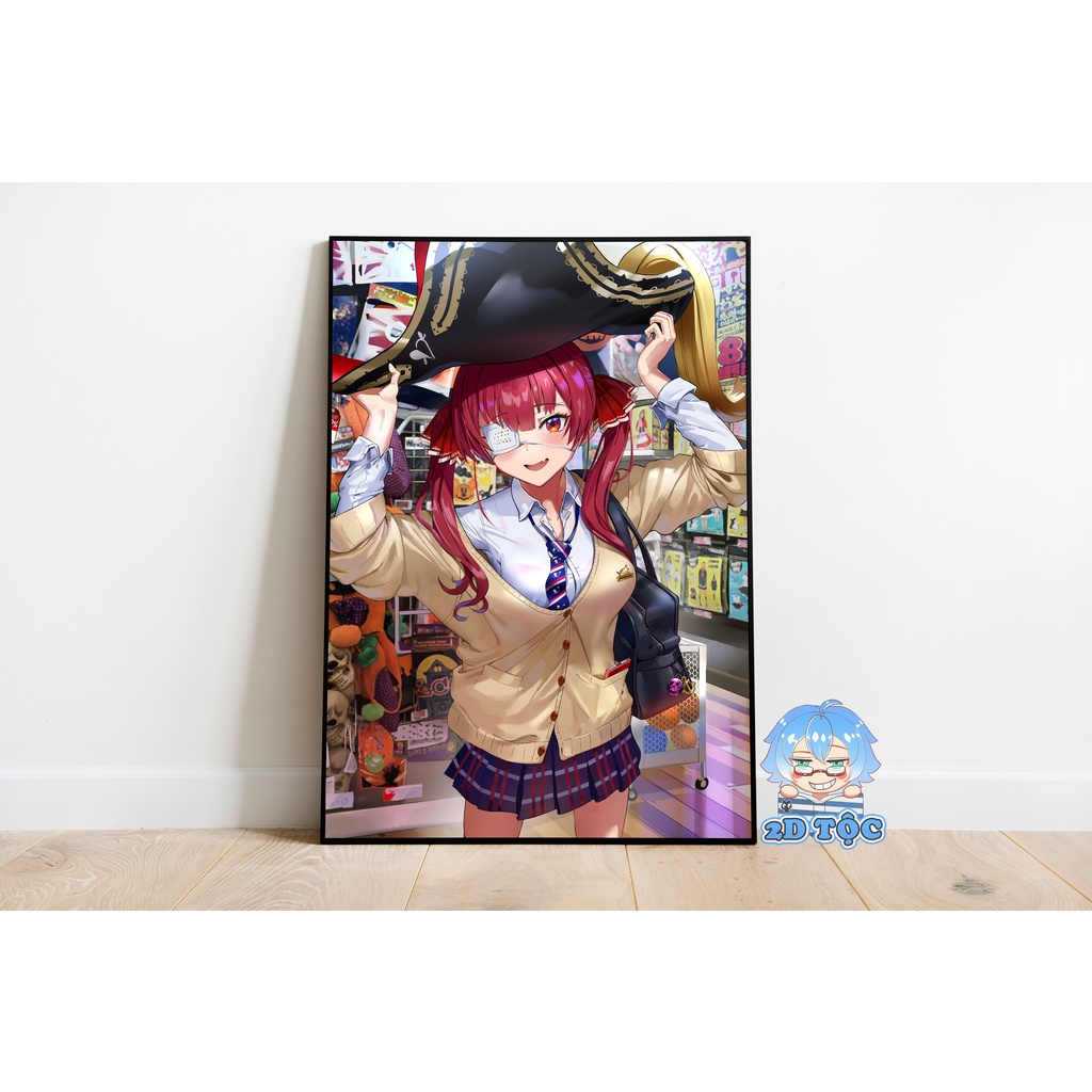 Ảnh poster A3 Houshou Marine Hololive (2) chất liệu giấy cao cấp - 2D Tộc Shop