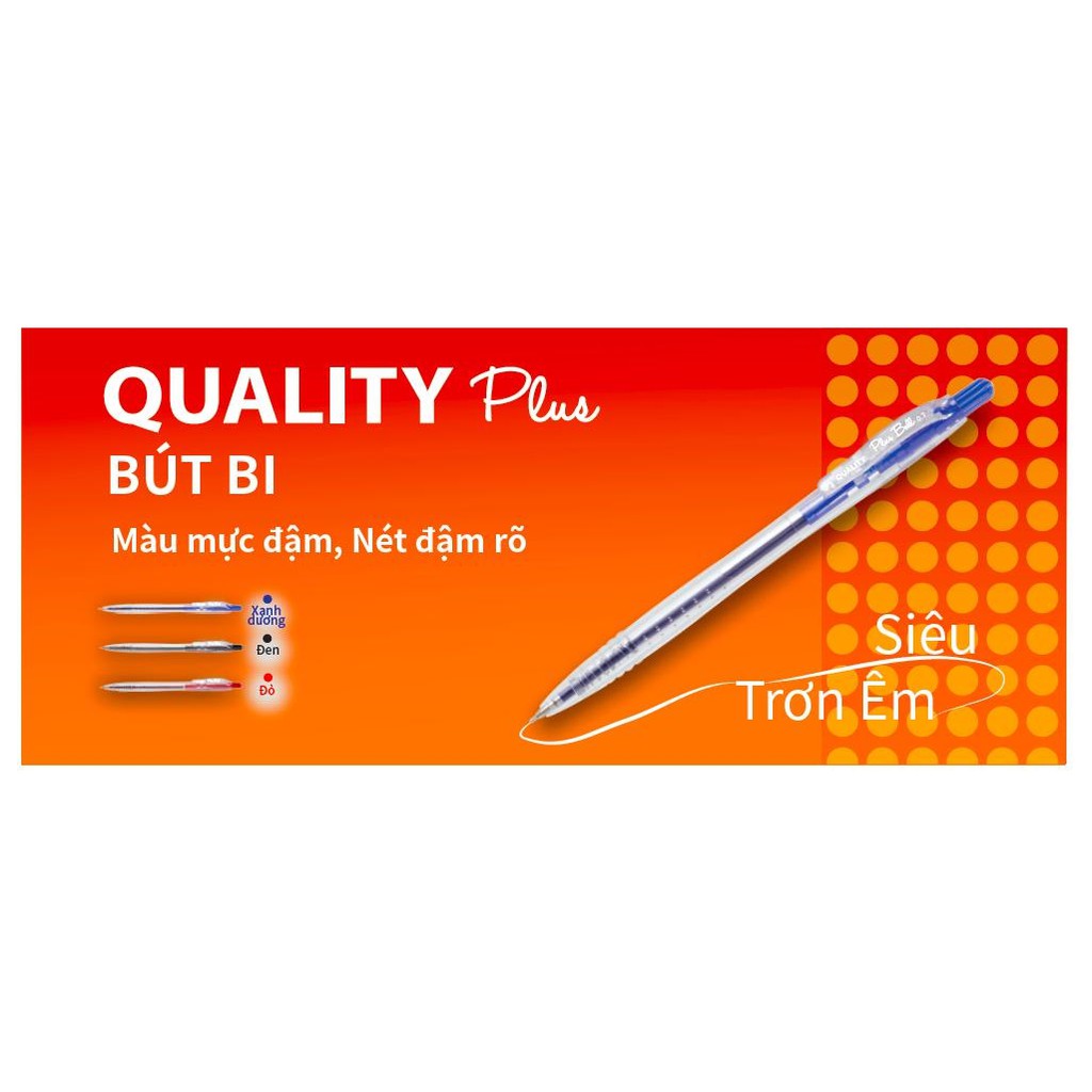 Hộp 12 cây bút Quality Plus Ball 0.7mm