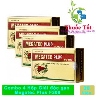 ComBo 4 Hộp Giải độc gan Megatec Plus - Học Viện Quân Y
