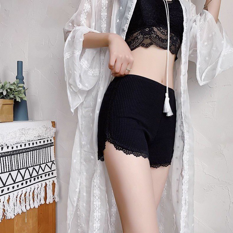 Quần Mặc Váy ✨ FREESHIP ✨Quần Lót Tăm Viền Ren Co Giãn 4 chiều Q203 | BigBuy360 - bigbuy360.vn