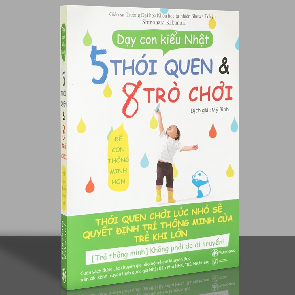 Sách - Dạy con kiểu Nhật - 5 thói quen và 8 trò chơi