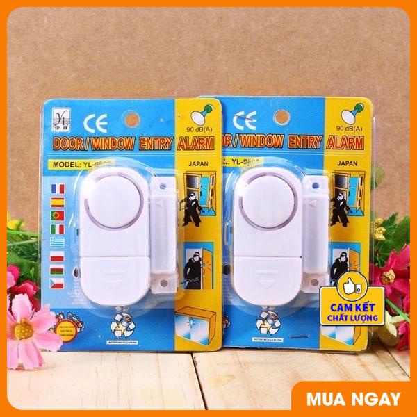 Combo 2 Chuông chống trộm mini gắn cửa chuông kêu khi có người mở cửa