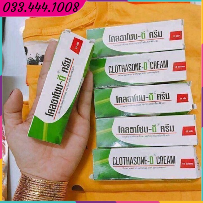Kem Nấm Móng Tay Chân CLOTHASONE-D CREAM 15g - Thái Lan - Gò Vấp