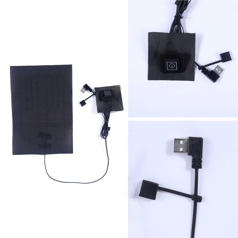 Đệm Sưởi Ấm Lưng USB Bằng Hợp Kim Có Thể Giặt