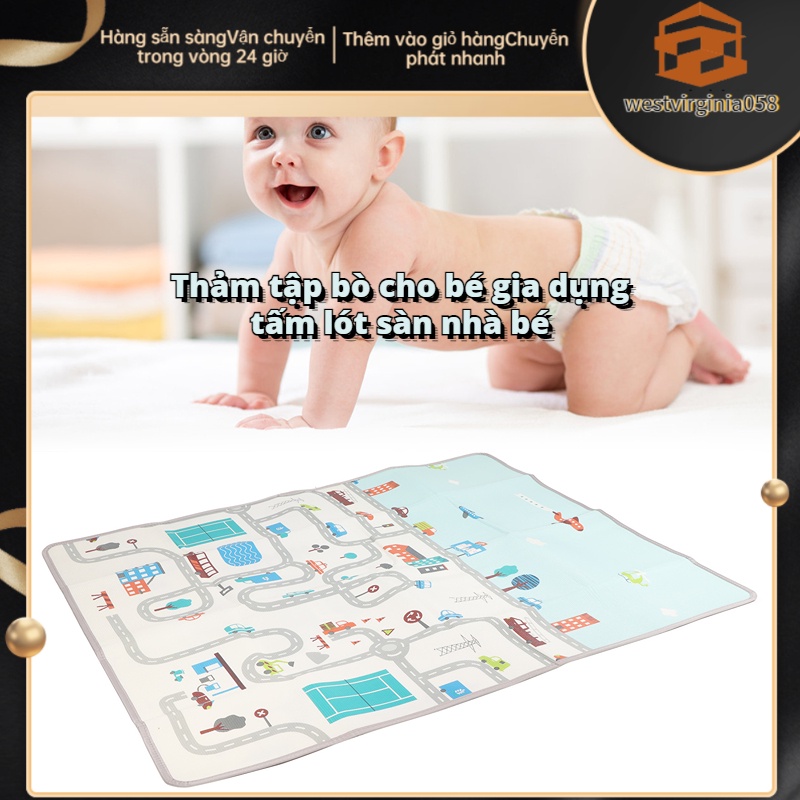Có thể bán buôn Baby Play Mat Crawling Floor Playmat XPE 180x150cm với Túi lưu trữ để chơi trong nhà  Westvirginia058 Hàng giao ngay
