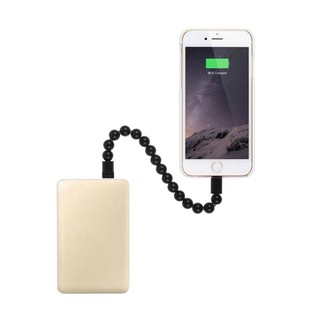 Dây cáp sạc dạng vòng tay chuỗi hạt cho iPhone Type C Micro USB Android
