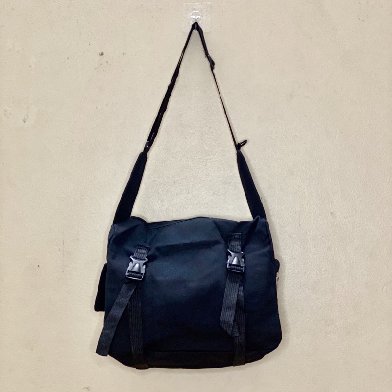 Túi vải đeo chéo unisex, túi canvas đeo vai học sinh sinh viên, phong cách ulzzang Hàn Quốc, phụ kiện Emmer