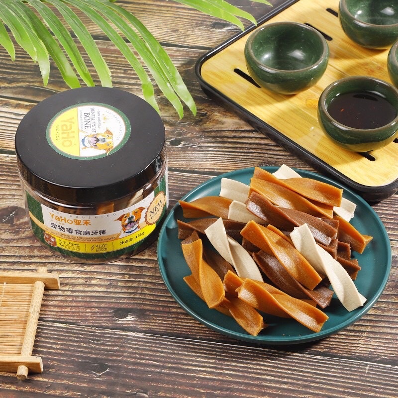 Xương gặm sạch răng yahoo hủ 165gr