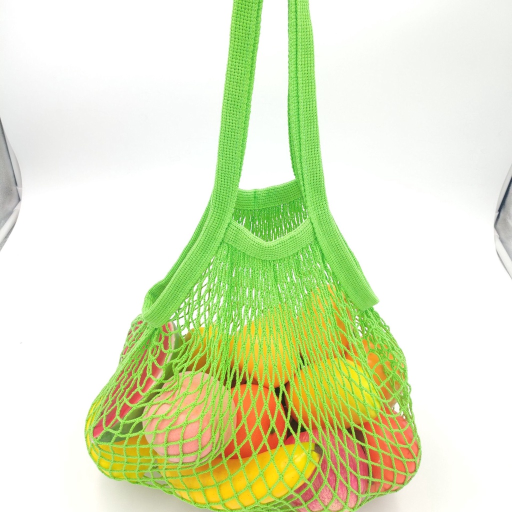 Túi lưới YUNFAN vải cotton thời trang mua sắm/ đi biển