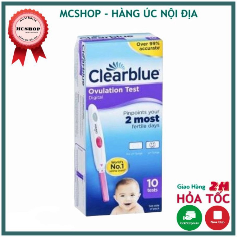 QUE THỬ RỤNG TRỨNG ĐIỆN TỬ CLEARBLUE - [ Chính Hãng ]