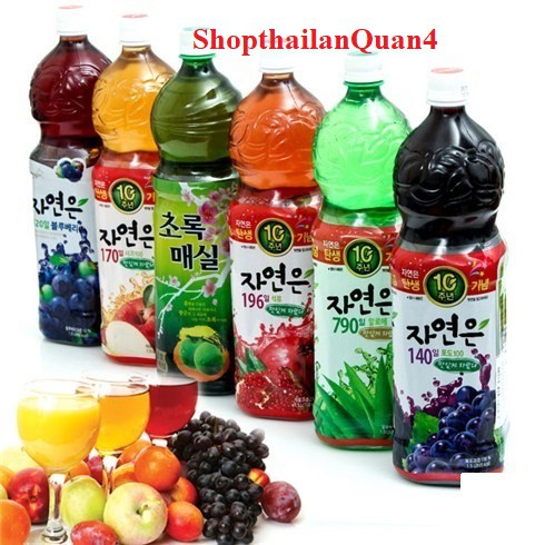 (HCM) Nước ép trái cây Woongjin 1.5l Hàn Quốc