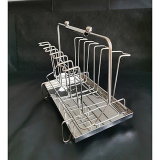 KỆ ÚP LY INOX CAO CẤP (8 LY)