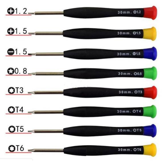 Bộ 8 cây vít đa năng đầu Xịn - bộ tua vít sửa điện thoại ,xe hơi ,máy tính ,vật dụng trong nhà