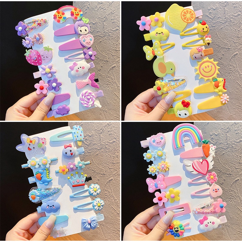 Kẹp tóc họa tiết hoạt hình phong cách Hàn Quốc cho bé