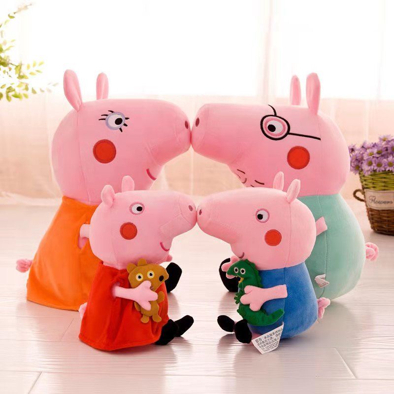 Thú Nhồi Bông Hình Gia Đình Heo Peppa Đáng Yêu
