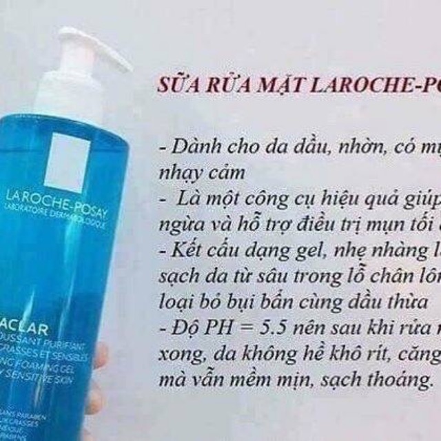 Sữa rửa mặt Laroche-Posay