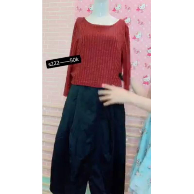 đầm suông phối áo Len dài tay size M-L. S222