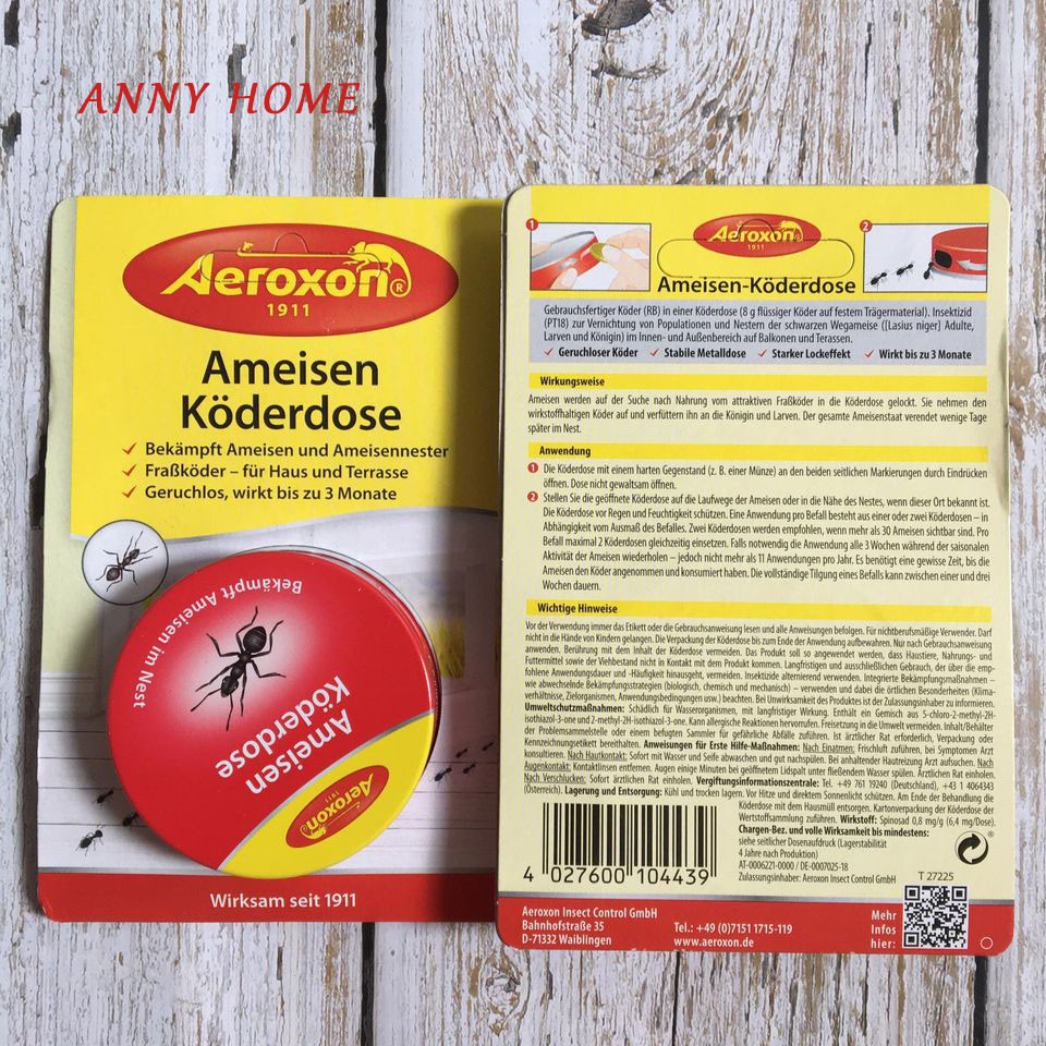 Hộp diệt kiến Aeroxon - Nexa Lotte [FREESHIP] xua tan nổi lo về kiến cho gia đình bạn - Hàng nội địa Đức