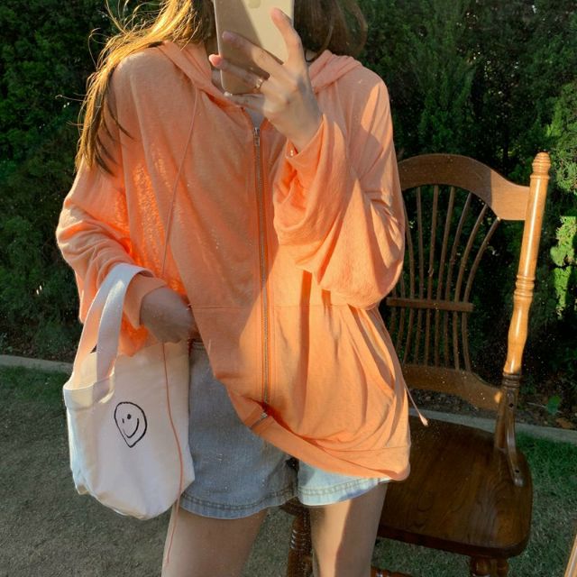 Áo khoác choàng mỏng chống nắng thun mỏng ulzzang