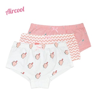 Quần lót bé gái dạng đùi lỡ - kem aircool