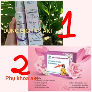 Dung dịch vệ sinh, viên thảo mộc pk an khánh tâm