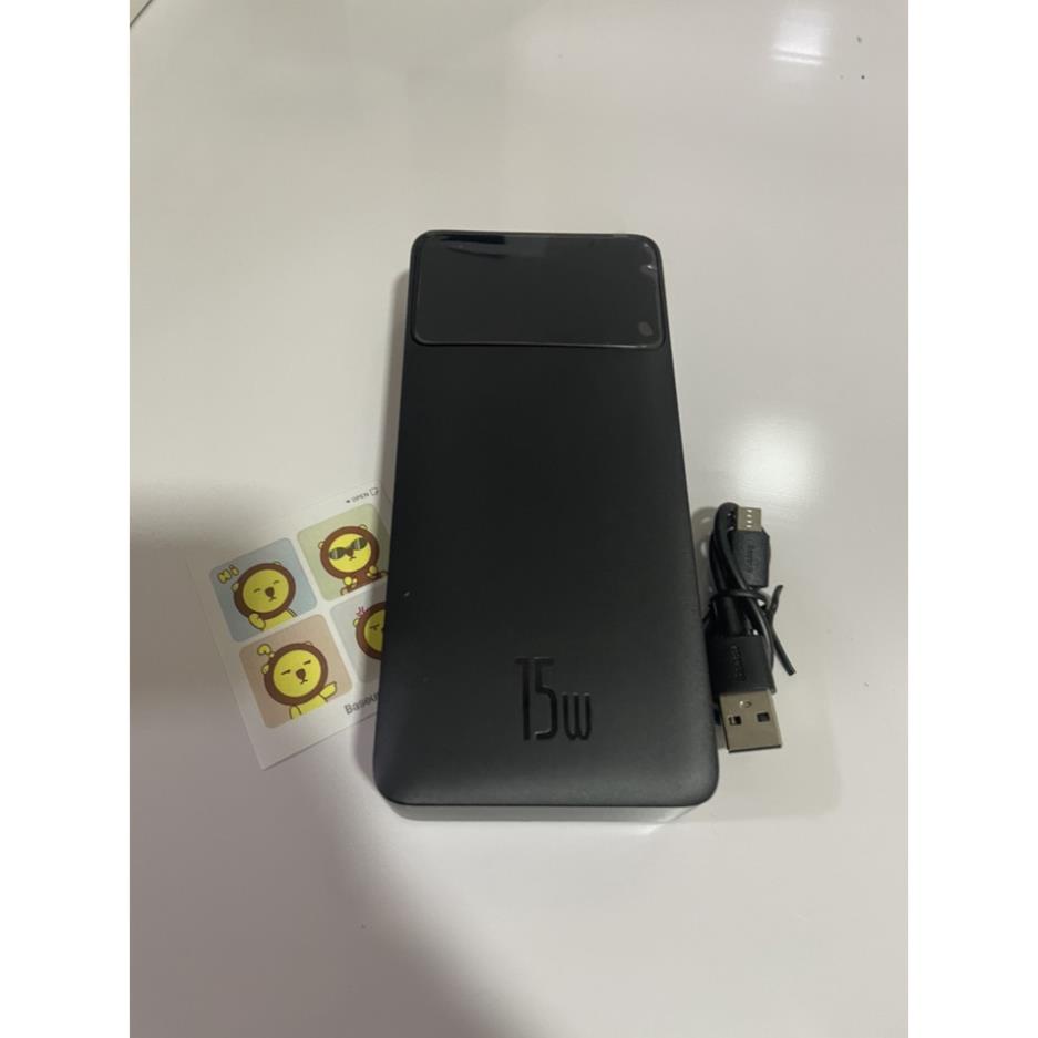 Sạc Dự Phòng Baseus Sạc Nhanh 10000mAh SẠC NHANH 15W kết nối siêu nhanh CHÍNH HÃNG BH 1 NĂM