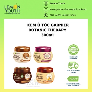 Ủ tóc GARNIER Botanic Therapy Ultra Doux dưỡng tóc bóng khoẻ bồng bềnh 300ml