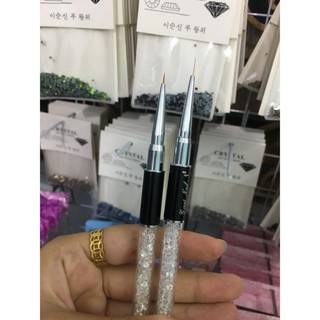 Cọ vẽ nail , Cọ vẽ nét , cọ râu cán đá