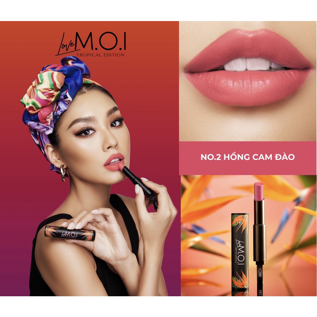 SON LOVE M.O.I THÙYTIÊN& HỒ NGỌC HÀ MUA 2 SON TẶNG HỘP SIÊU XINH , PHIÊN BẢN GIỚI HẠN , NÂNG CẤP DƯỠNG C