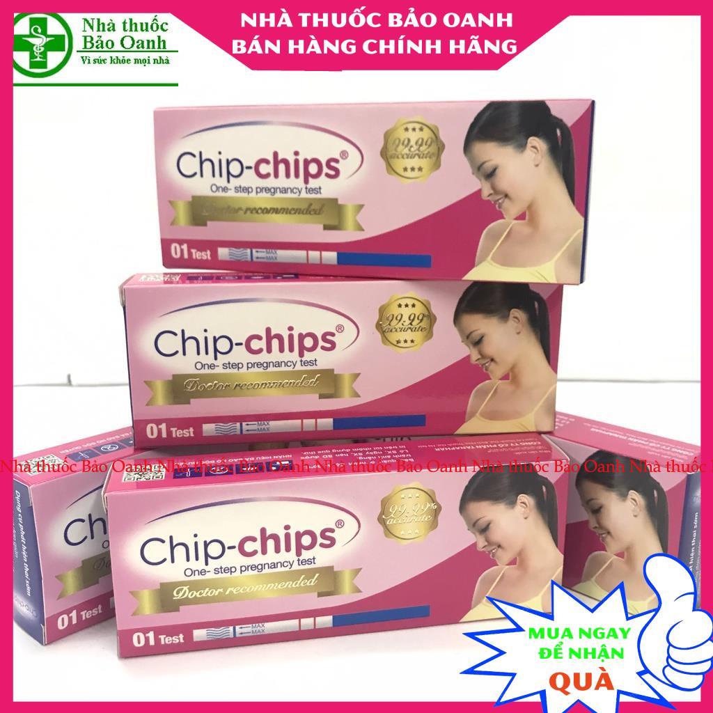 [Bảo đảm Giấu tên sản phẩm] Que thử thai chip chips chính hãng giúp phát hiện thai sớm và chính xác