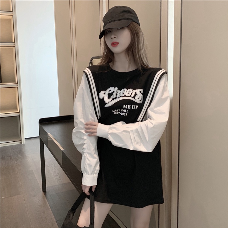 Đầm thể thao Perty dáng rộng thiết kế mới thời trang mùa xuân phong cách Hàn Quốc dành cho nữ