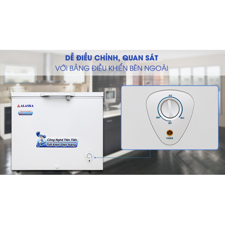 Tủ đông Alaska 300Lít BD 300C (Miễn phí giao tại HCM-ngoài tỉnh liên hệ shop)