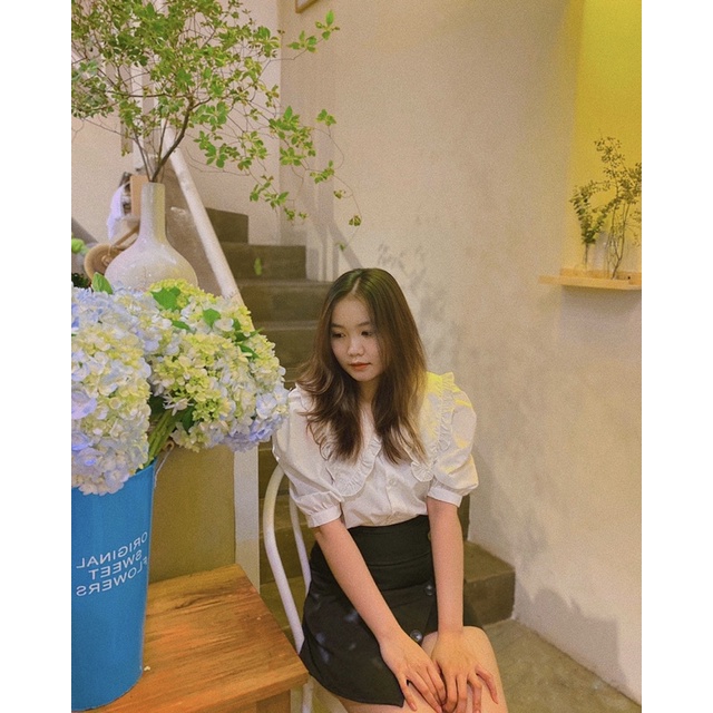 Pass set áo chân váy ulzzang