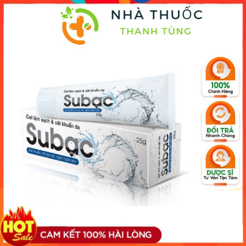 Kem su bạc -subac chưa nano bạc và thảo dược cho bé thủy đậu , chân tay miệng