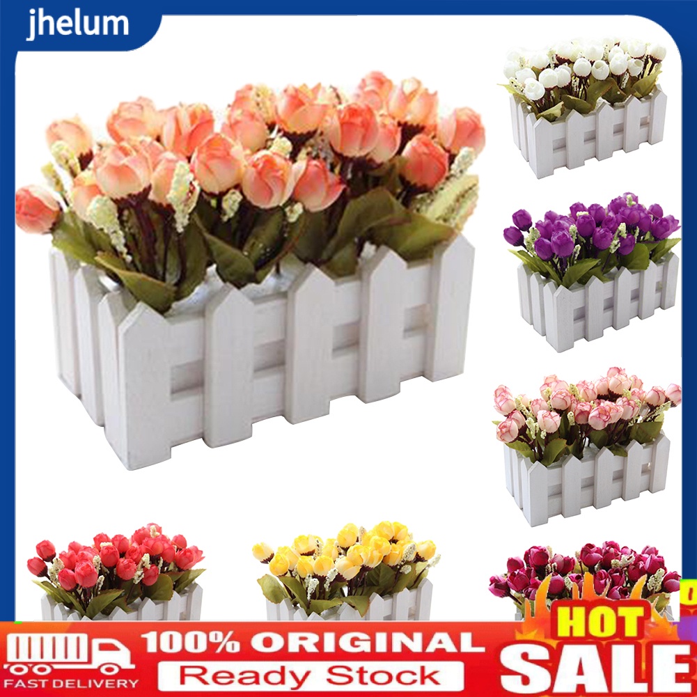 1 Hàng Rào Hoa Giả Để Bàn Trang Trí Phòng Khách/Tiệc Tùng