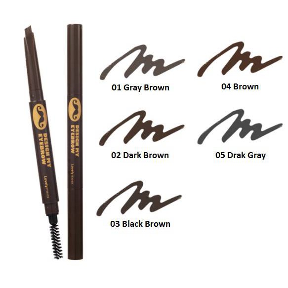 Chì kẻ mày Lovely Meex Design My Eyebrow Pencil | BigBuy360 - bigbuy360.vn