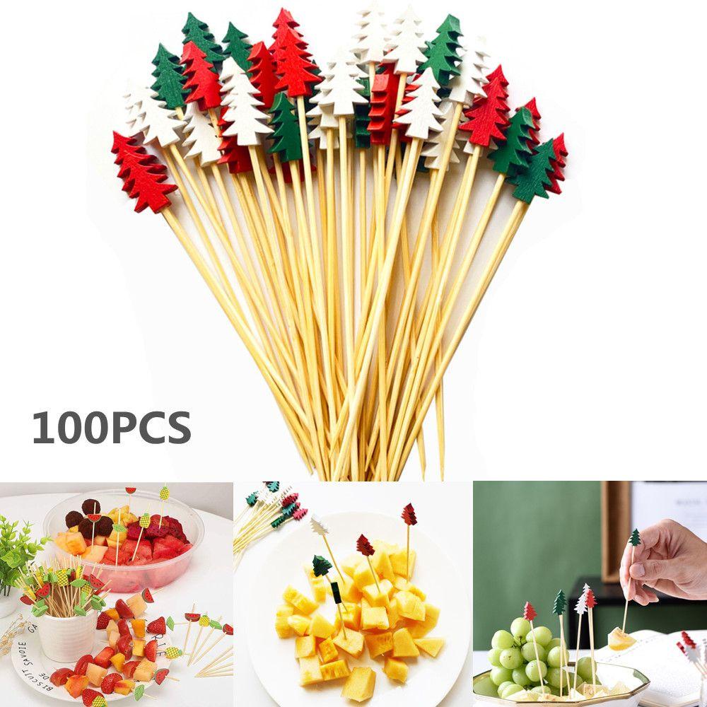 DORAW 100 Nĩa Ăn Trái Cây Dùng Một Lần