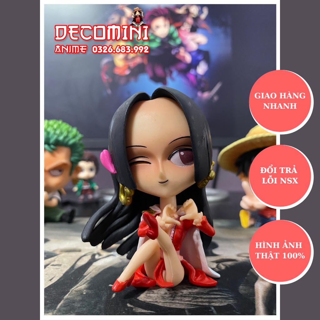 Mô hình Boa Hancock One Pice nhân vật hoạt hình anime cao cấp Decomini shop trang trí bàn làm việc chơi game học online